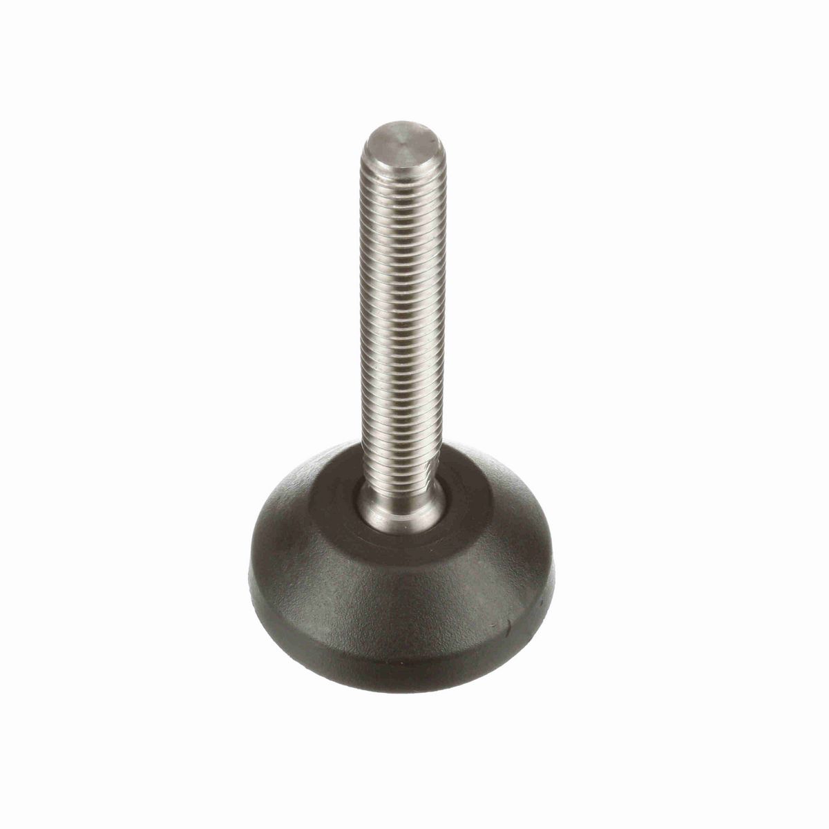 System Plast Articulating Plastic Leveler; Series: VG-501, Base Diameter: 2.38, Spindle Length: 2.64-in, Thread: 5/8-11 - VG-501-01-S58-L3