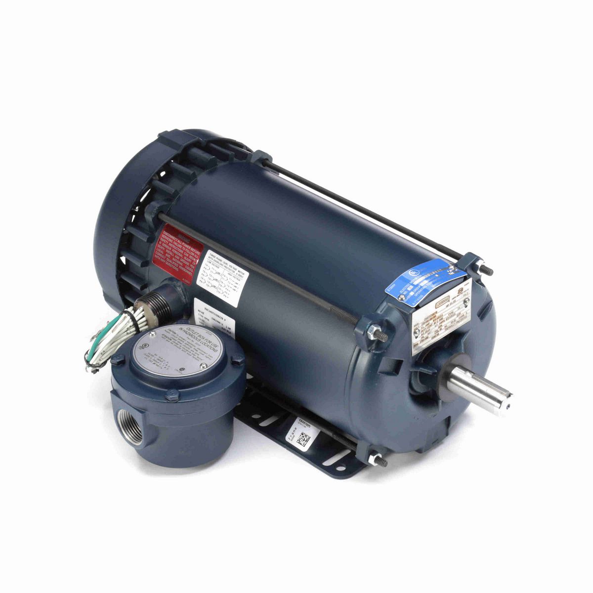 LEESON Explosion Proof Motor, 2 & 1.50 HP, 3 Ph, 60 & 50 Hz, 230/460 & 190/380 V, 1800 & 1500 RPM, 145T Frame, EPFC - 121917.00