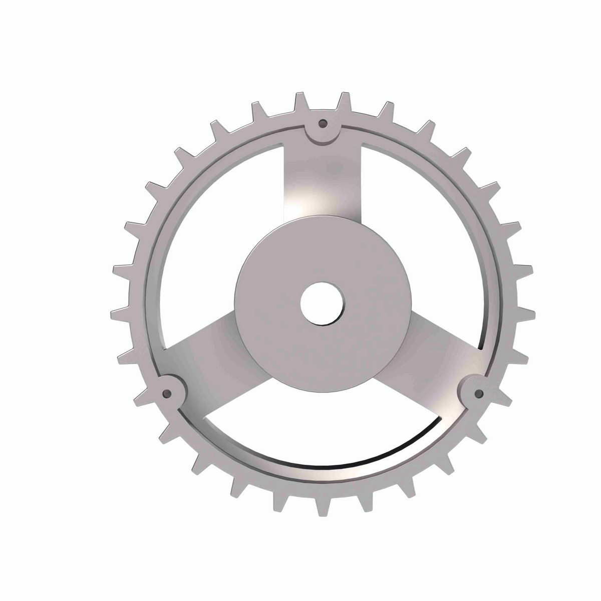 Rexnord 815 Series Solid One Piece Cast Iron Sprocket with 29 Teeth and a 3/4in Round Rough Stock Bore (RSB) - 401-164-3