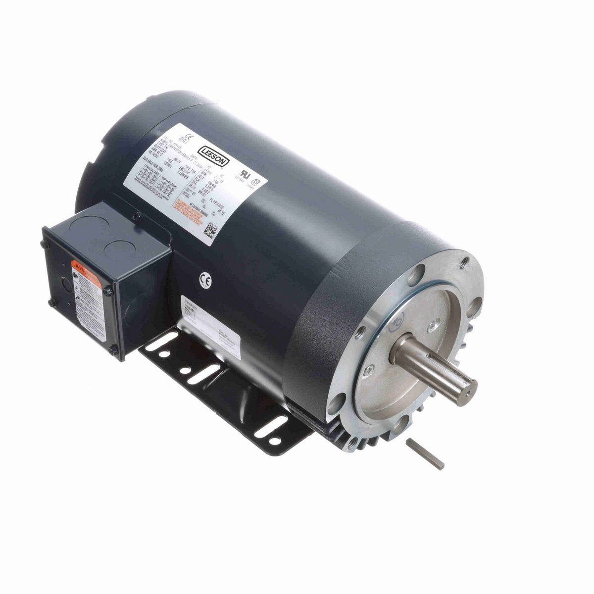 LEESON General Purpose Motor, 2 HP, 3 Ph, 60 Hz, 230/460 V, 1800 RPM, 145TC Frame, DP - K2023A