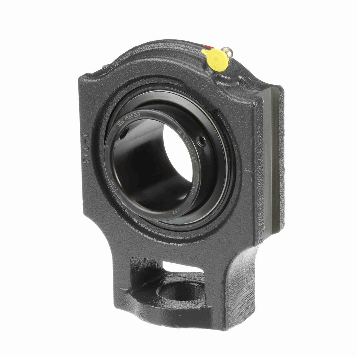 Sealmaster Mounted Cast Iron Wide Slot Take Up Ball Bearing - 52100 Bearing Steel, Black Oxided - Setscrew Lock - ST-47
