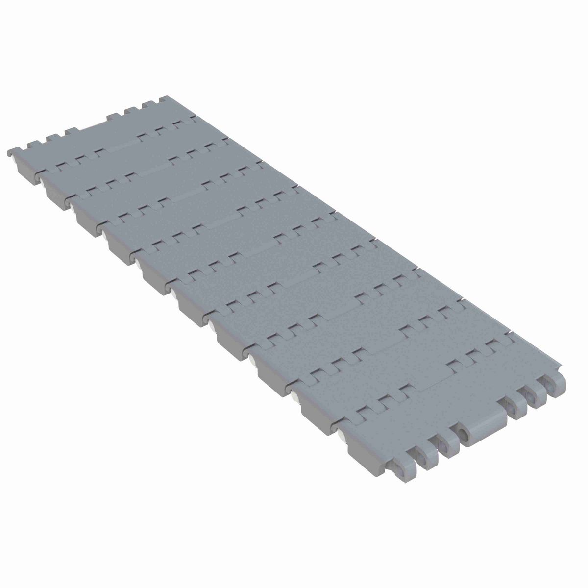 Rexnord 1001FT Straight Running Solid Top, Material: Silver Platinum Series™ X, Width: 84mm, Pitch: 1in - 876.38.71