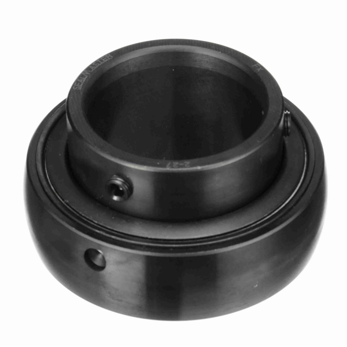 Sealmaster Mounted Insert Only Ball Bearing - 52100 Bearing Steel, Black Oxided - Setscrew Lock - 2-27