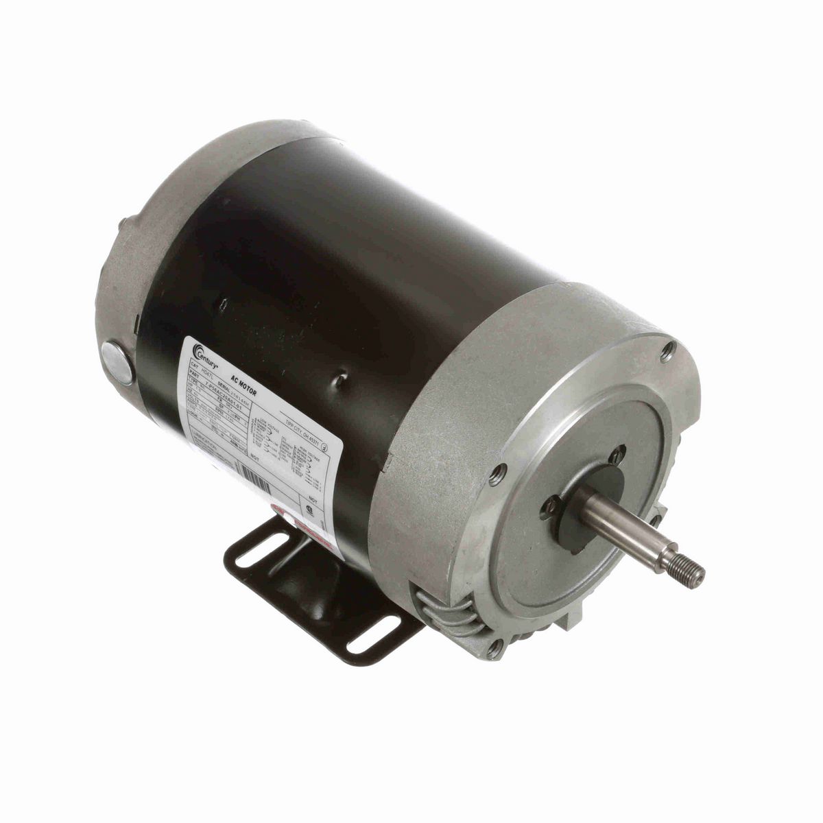 Century General Purpose Motor, 1.5 HP, 3 Ph, 60 Hz, 200-230/460 V, 1800 RPM, 56J Frame, ODP - H047L