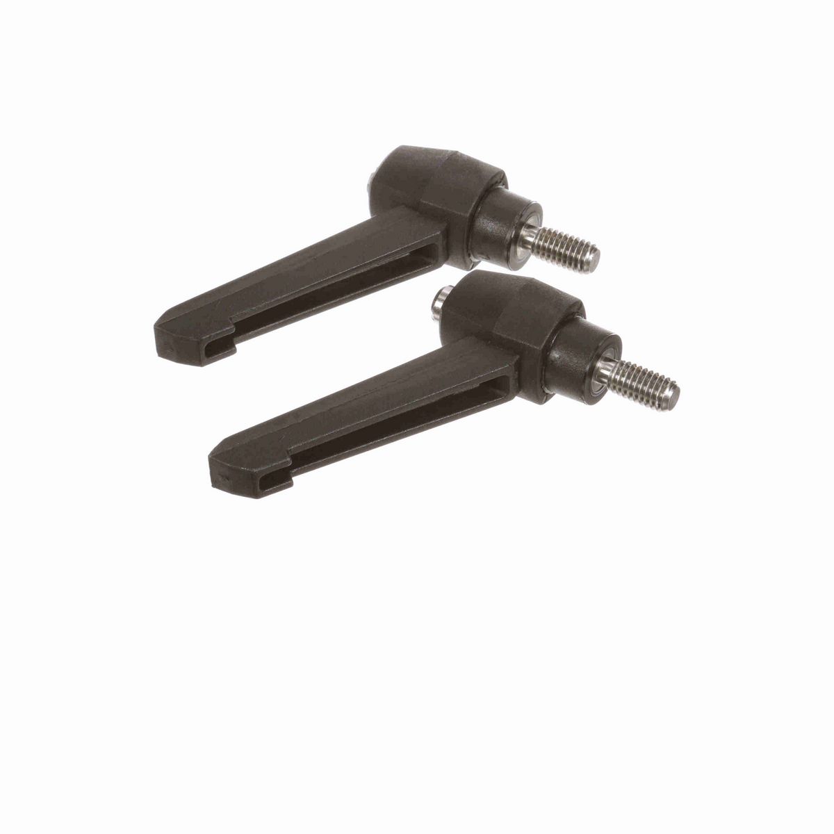 System Plast Ratchet Handle (Male); Thread: 3/8-16, Handle Length: 3.13-in Stud Length: 0.79-in, Color: Black - RH-30-BK-MS3816-20