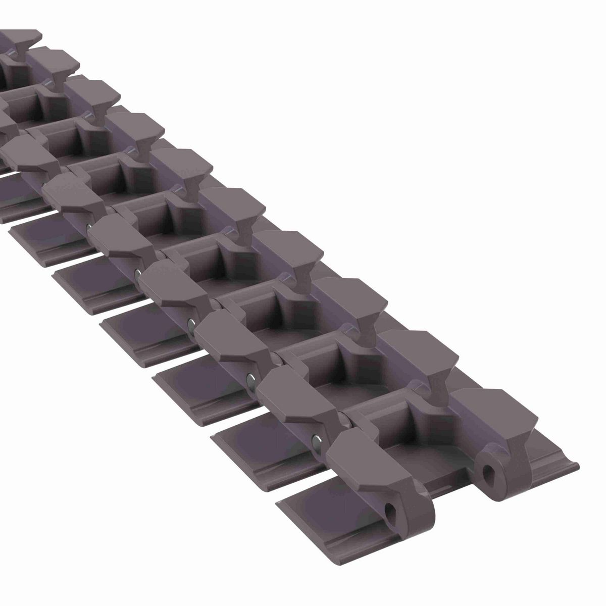 Rexnord 880TAB RubberTop® Side-flexing RubberTop®, Material: Brown High Performance, Width: 3.25in, Pitch: 1.5in - 81416321