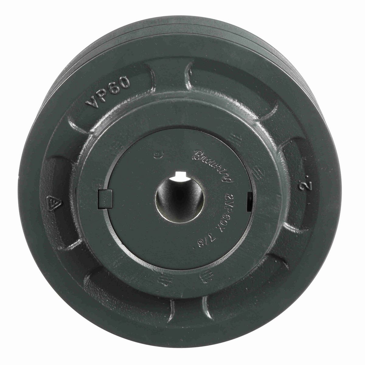 Browning 2 Groove Cast Iron Finish Bore FHP Variable Pitch Sheave - 2VP60X7/8