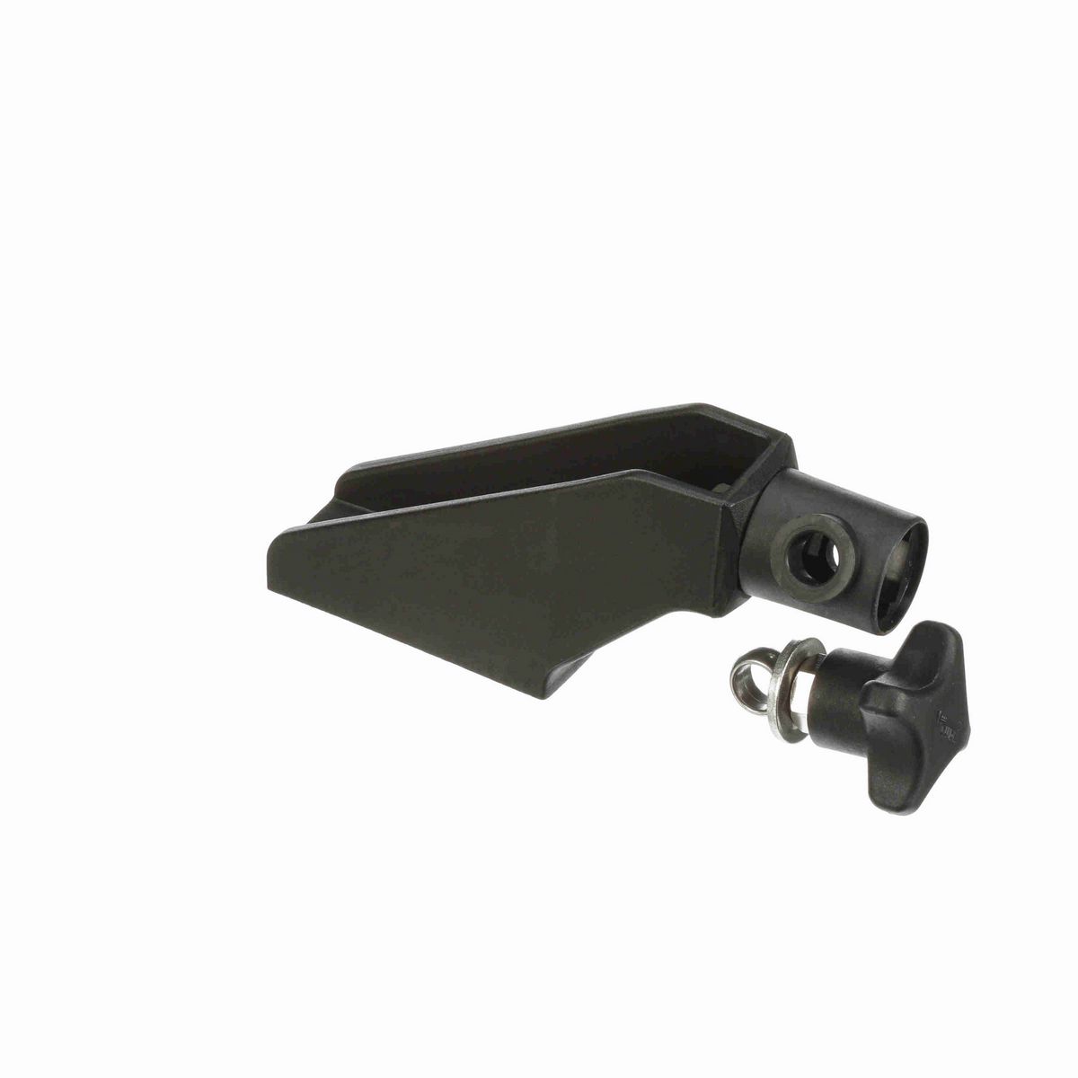 System Plast BRACKET - STANDARD DUTY, NYLON, WITH NYLON SWIVEL HEAD FOR 1/2" ROD - VG-203LTC-12