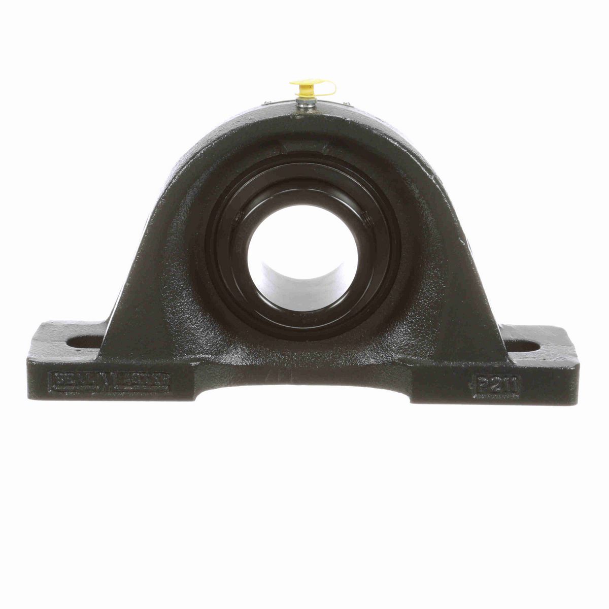 Sealmaster Mounted Cast Iron Two Bolt Pillow Block Ball Bearing - 52100 Bearing Steel, Black Oxided - Setscrew Lock - SP-36