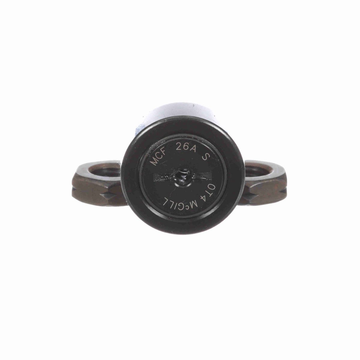 Опорный ролик с цапфой McGill CAMROL MCF 26A S, бочкообразный, с уплотнением, со шлицем под отвёртку, метрический