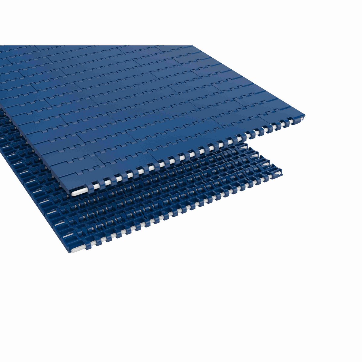 Rexnord 1095 Straight Running Solid Top, Material: Blue High Temperature, Width: 29.5in, Pitch: 1in - 10675456