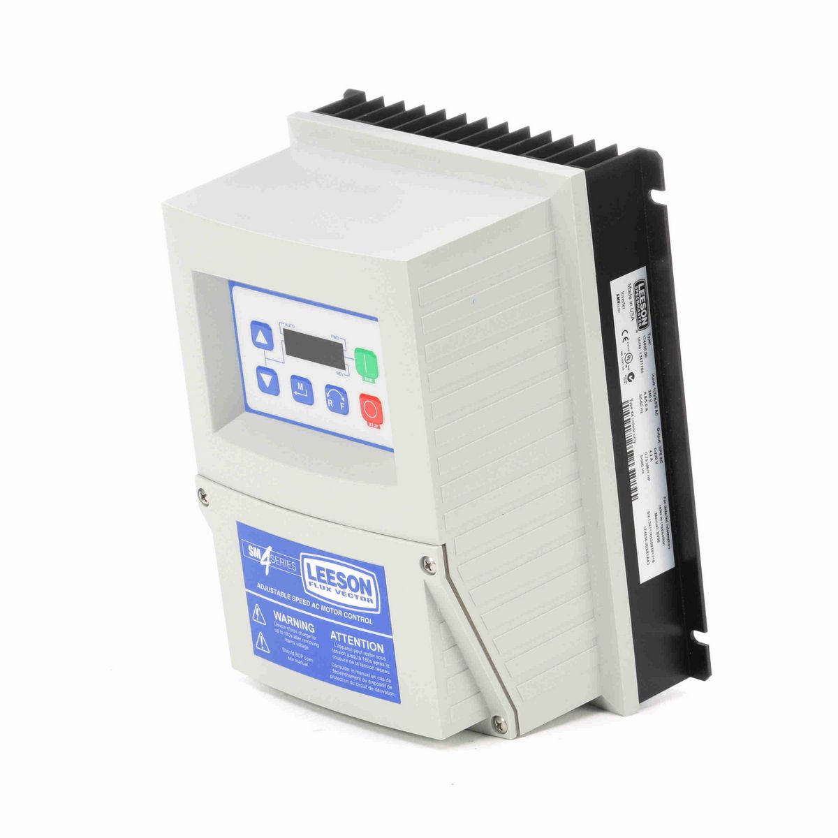 LEESON SM4 Vector NEMA 4 AC Drives, 1 HP, 208-240 V, 2.4 Amps - 174656.00