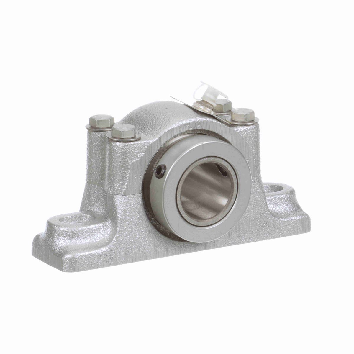 Sealmaster Mounted Flouropolymer Coated Cast Iron Two Bolt Pillow Block Tapered Roller - 52100 Bearing Steel - Double Collar Mount Lock - Corrosion Resistant - RPB 104-C2 CR