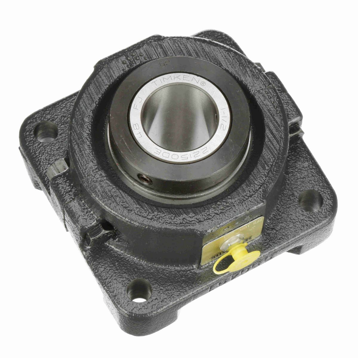 Sealmaster Mounted Cast Iron Four Bolt Flange Tapered Roller - 52100 Bearing Steel - Double Collar Mount Lock - RFB 108C