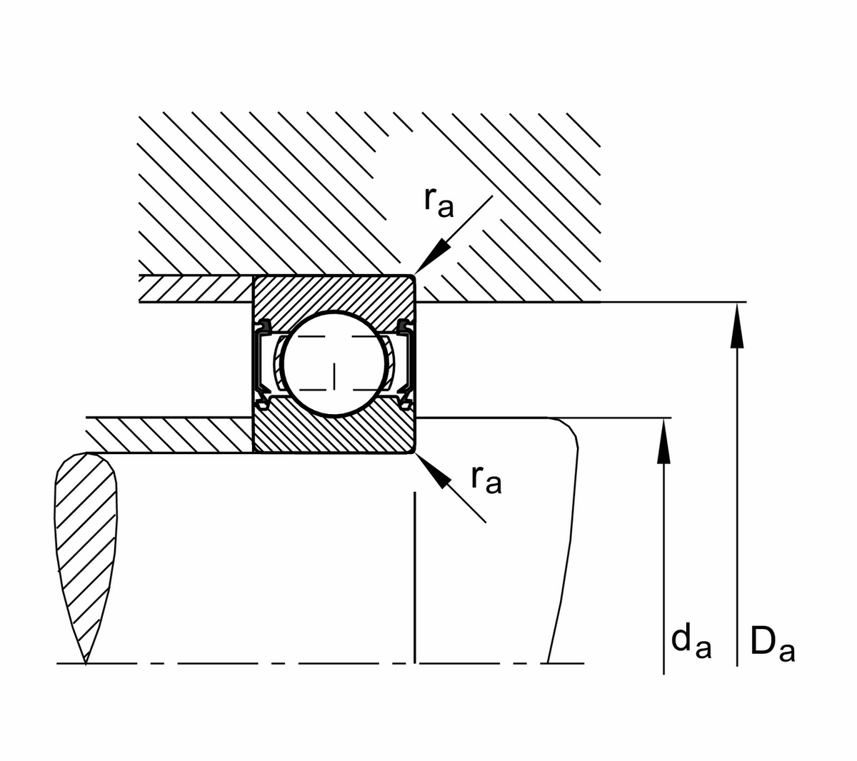 Радиальный шарикоподшипник FAG 6210-C-2Z-L138-C3