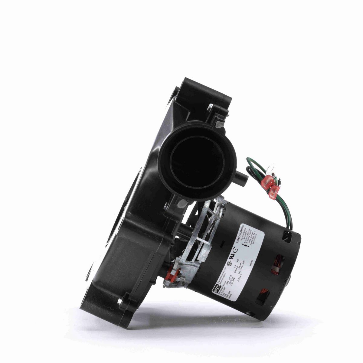 FASCO Round Outlet Shaded Pole OEM Replacement Draft Inducer Blower, 115 Volts, Flange: No - A088