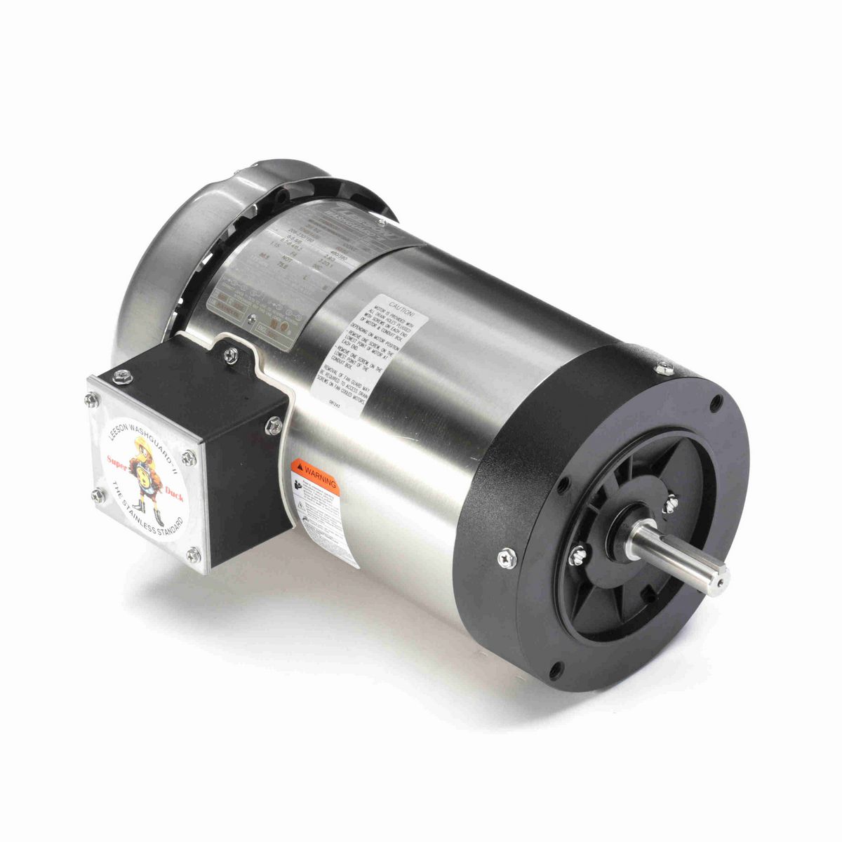 LEESON Washguard® ll General Purpose Motor, 2 & 1.50 HP, 3 Ph, 60 & 50 Hz, 230/460 & 190/380 V, 1800 & 1500 RPM, 56C Frame, TEFC - 119489.00