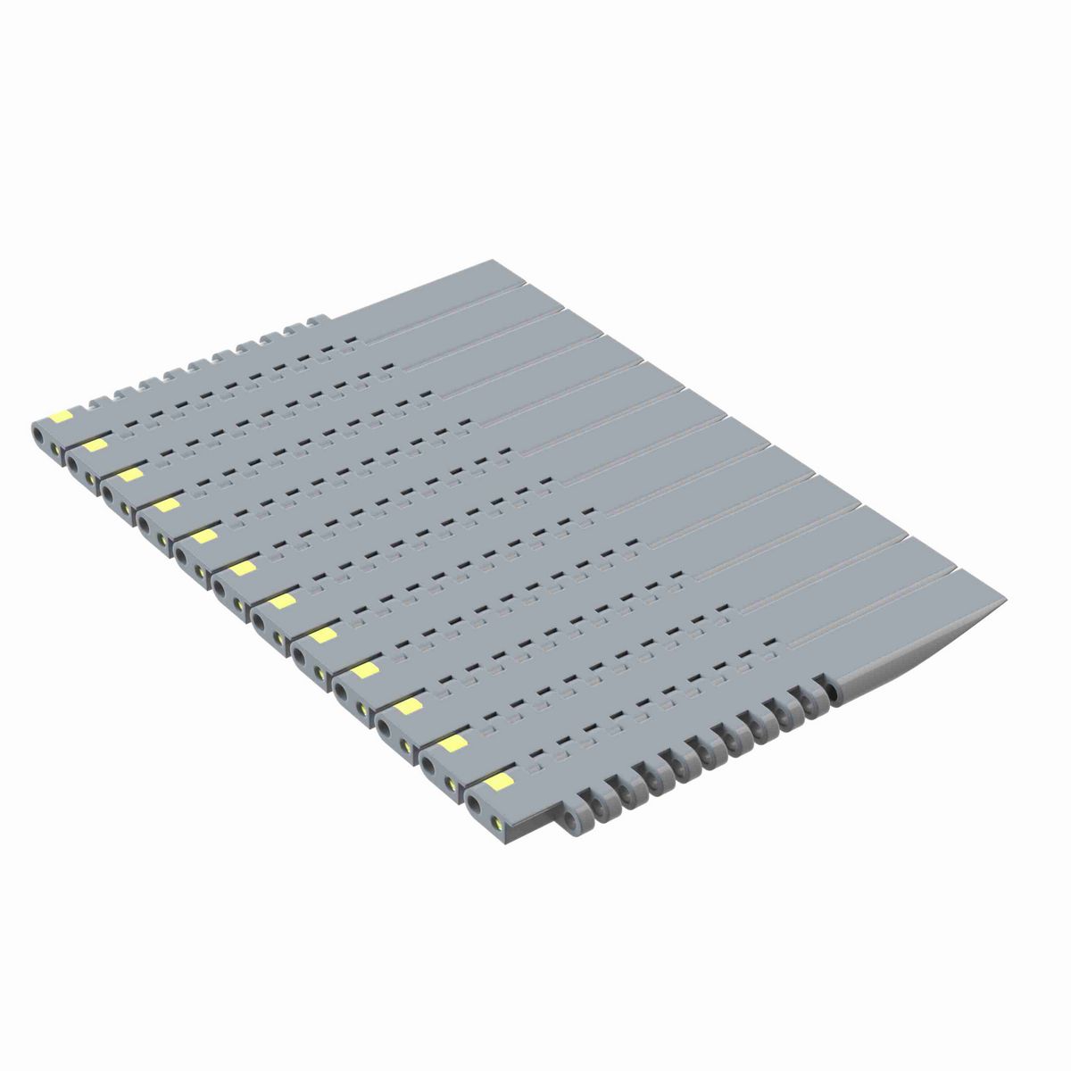 Rexnord 8505DTS Straight Running DTS®, Material: Silver Platinum Series™ X, Width: 4.5in, Pitch: 0.75in - 10295781