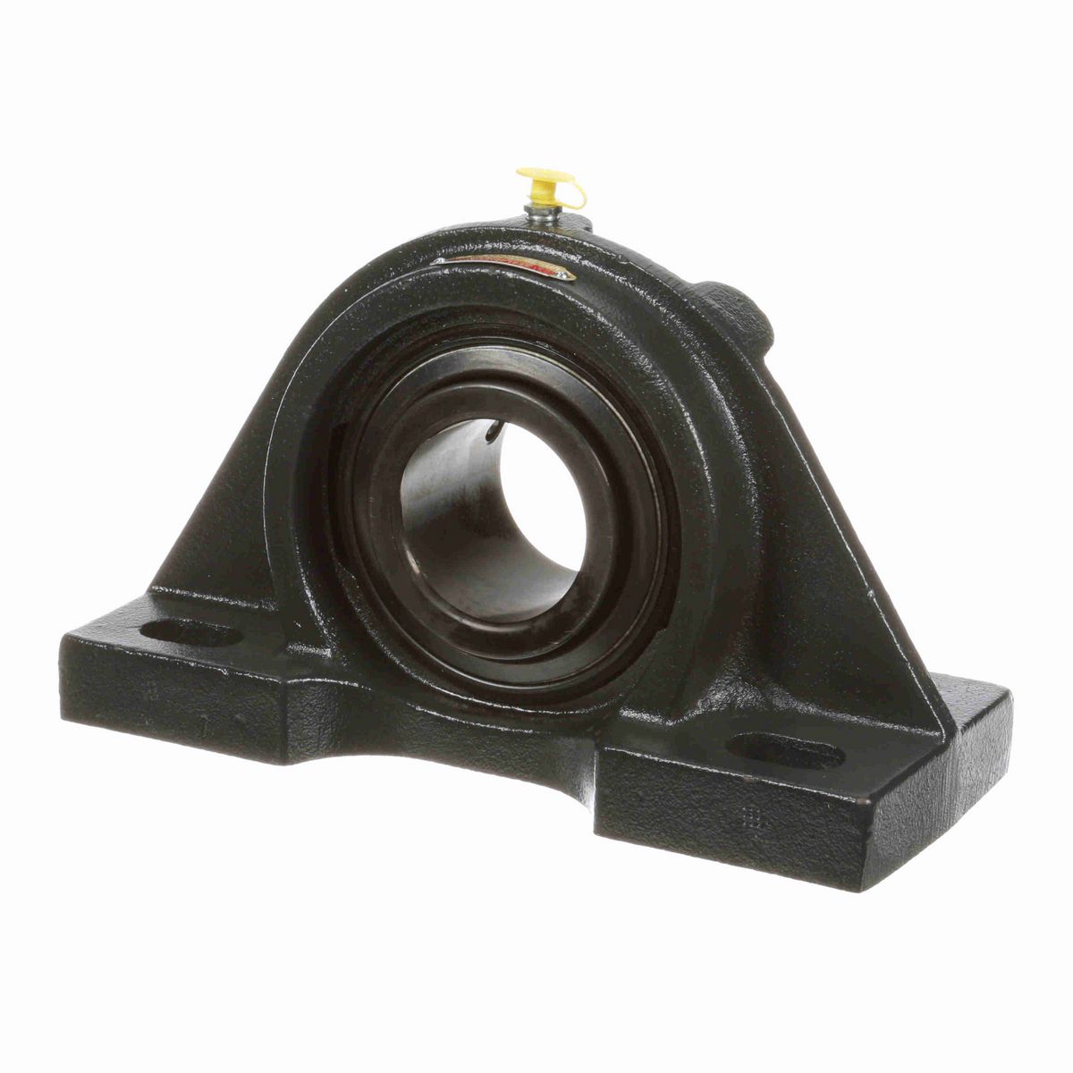 Sealmaster Mounted Cast Iron Four Bolt Pillow Block Ball Bearing - 52100 Bearing Steel, Black Oxided - Setscrew Lock - MFP-40
