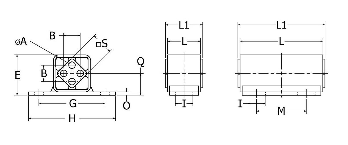RunRight® Rubber Suspension Units - Type RSF A Timken 68514484265