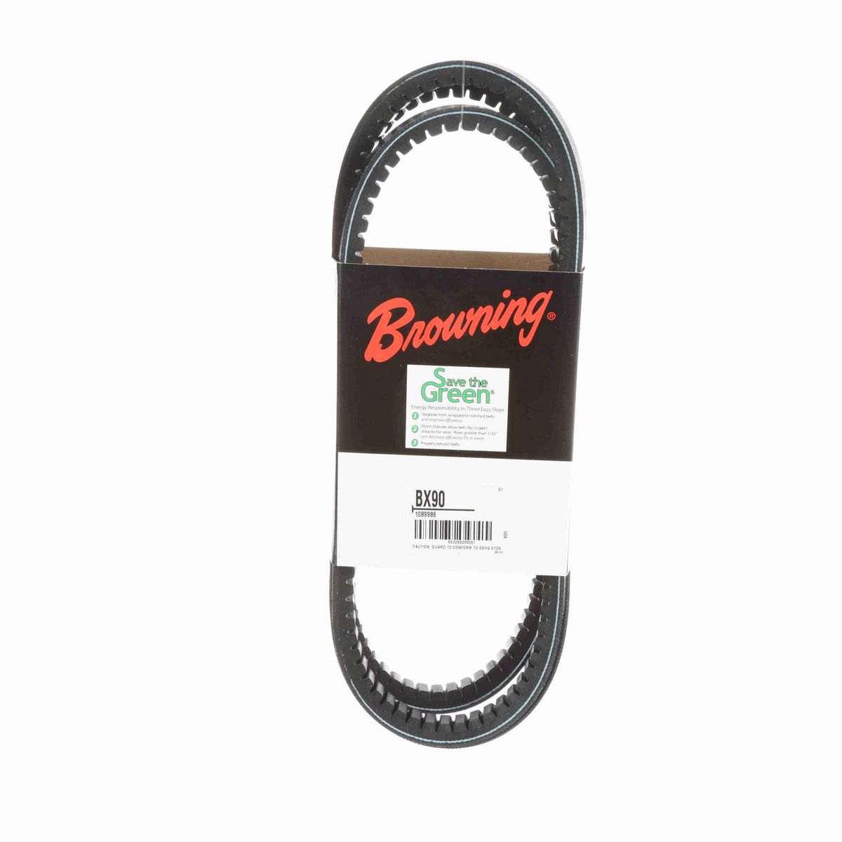 Browning EPDM Notched Belt 98% Efficient - BX90