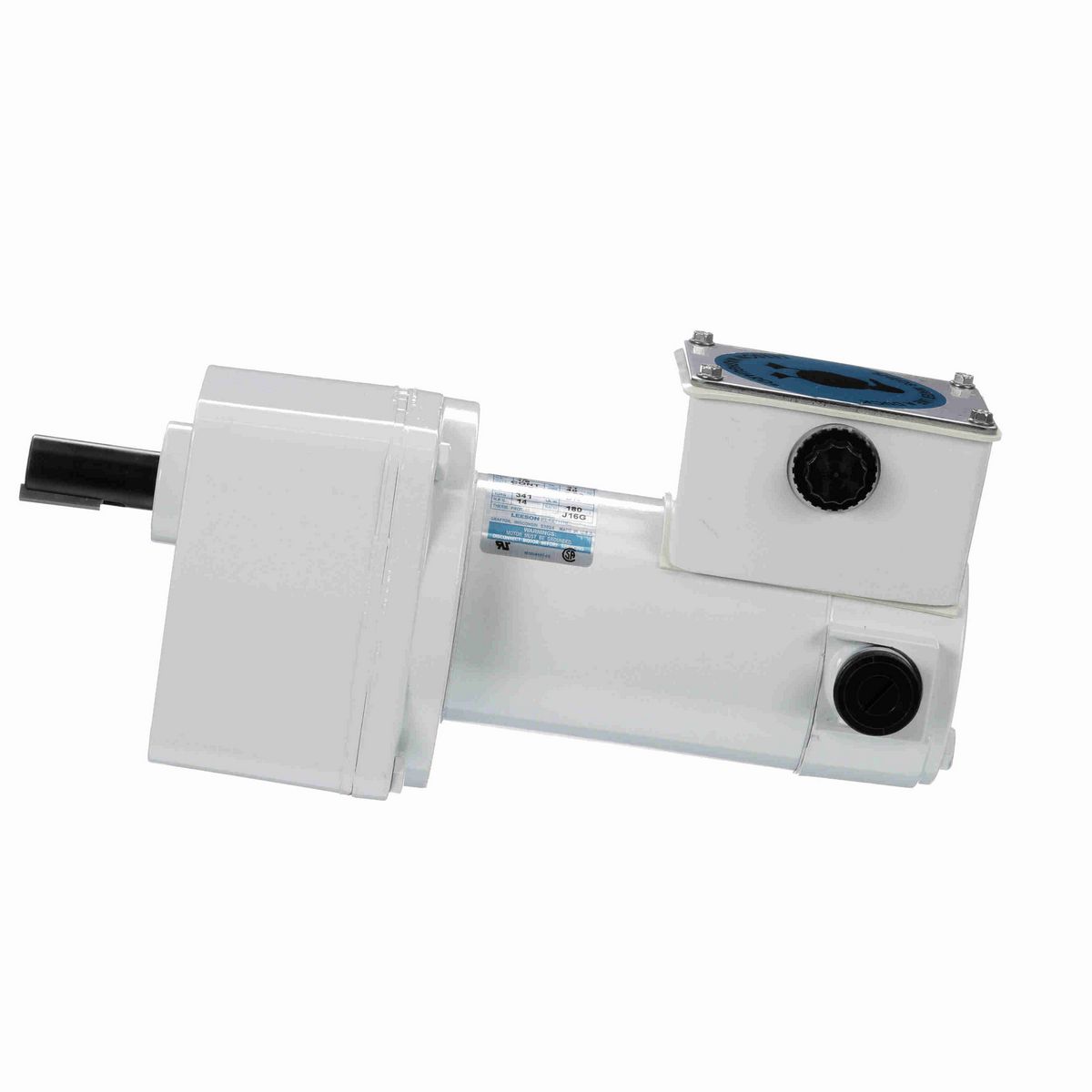 LEESON White Duck™ Parallel Shaft Gearmotor, 0.13 HP, 12 V, 14 RPM, 31 Frame - M1125273.00