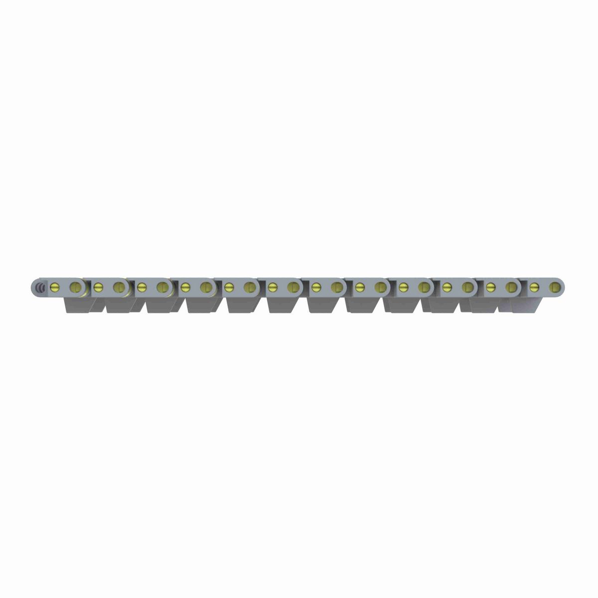 Rexnord 8505DTS Straight Running DTS®, Material: Silver Platinum Series™ X, Width: 4.5in, Pitch: 0.75in - 10295780