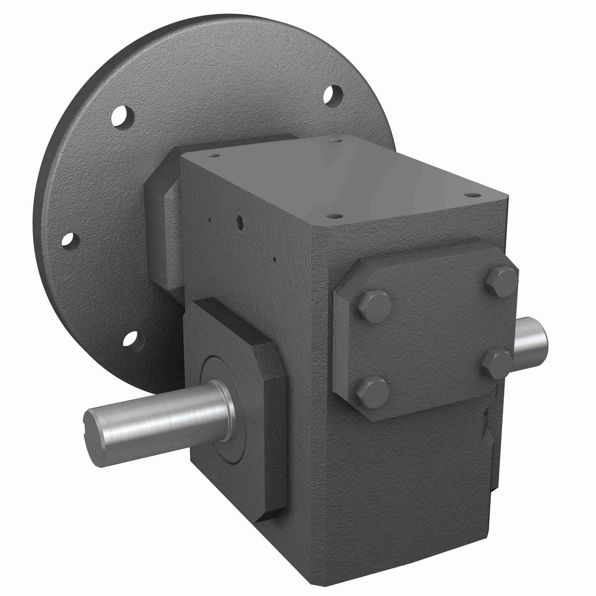 Hub City PowerCubeX Worm Gear Reducer Cast Iron Single-Reduction Worm Reducer - 304 10/1 A WR 182TC