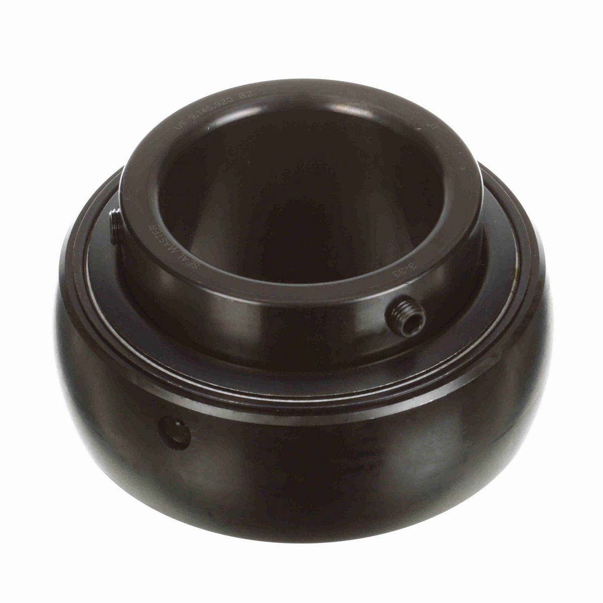 Sealmaster Mounted Insert Only Ball Bearing - 52100 Bearing Steel, Black Oxided - Setscrew Lock - 3-33