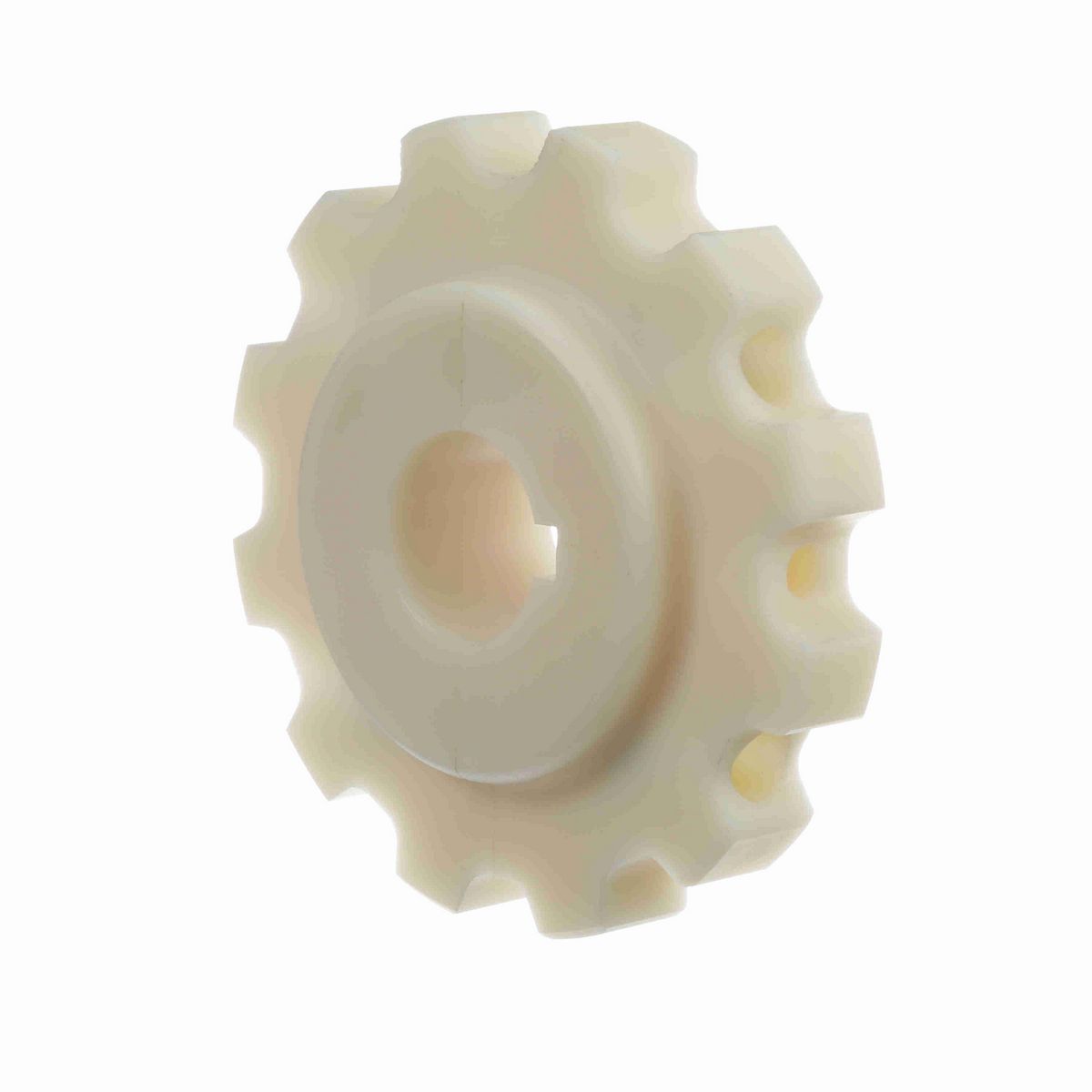 System Plast 882 Series Split Machined Sprocket with 12 Teeth, a 1-1/2in Round Shaft-Ready Bore and Setscrew - 882-12R1.5-DMS-SS