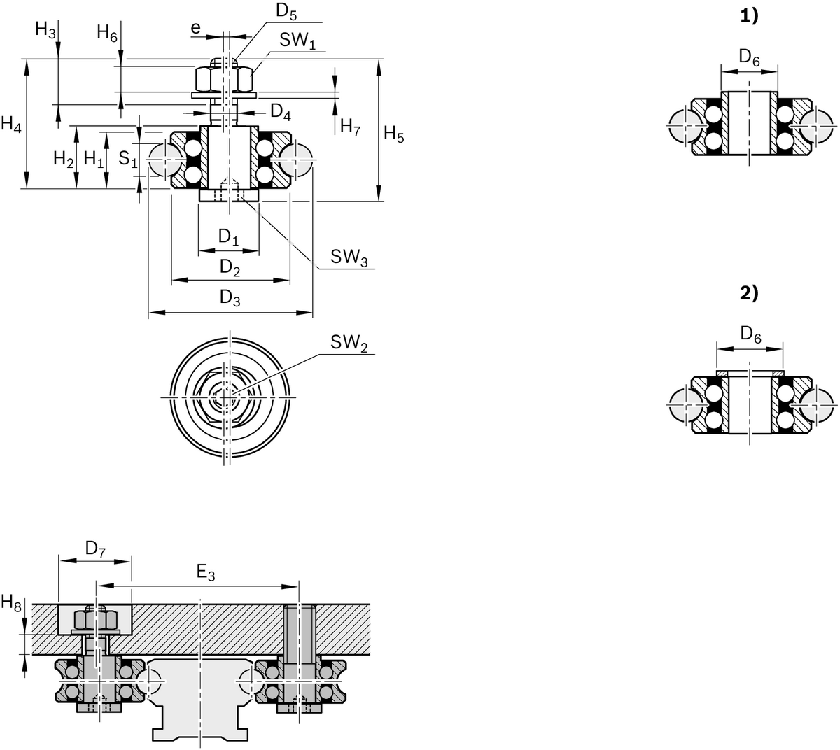 Кулачковый ролик Bosch Rexroth 52 & [R190015200]