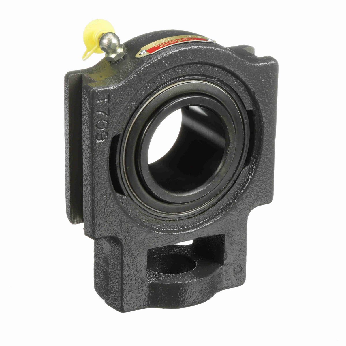 Sealmaster Mounted Cast Iron Wide Slot Take Up Ball Bearing - 52100 Bearing Steel, Black Oxided - Setscrew Lock - ST-31