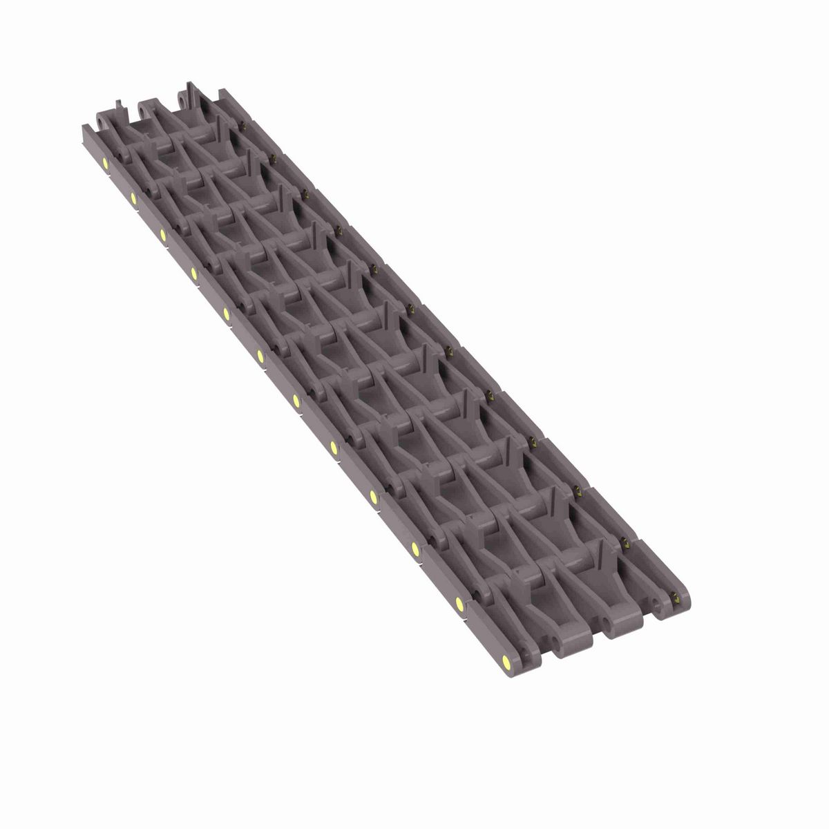 Rexnord 5705 Straight Running Solid Top, Material: Brown High Performance, Width: 3.25in, Pitch: 1.5in - 81416671