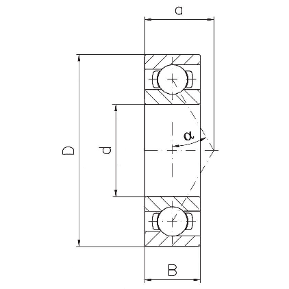 Шпиндельный подшипник ASK B7209- E.TPA.P4.UL [910164]