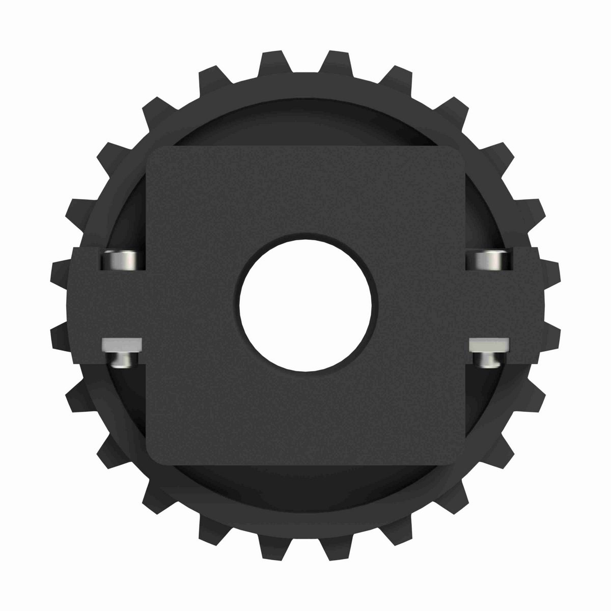 Rexnord 1500 Series Split Molded Nylon Sprocket with 24 Teeth and 1-1/4in Round Idler Bore - 614-143-12