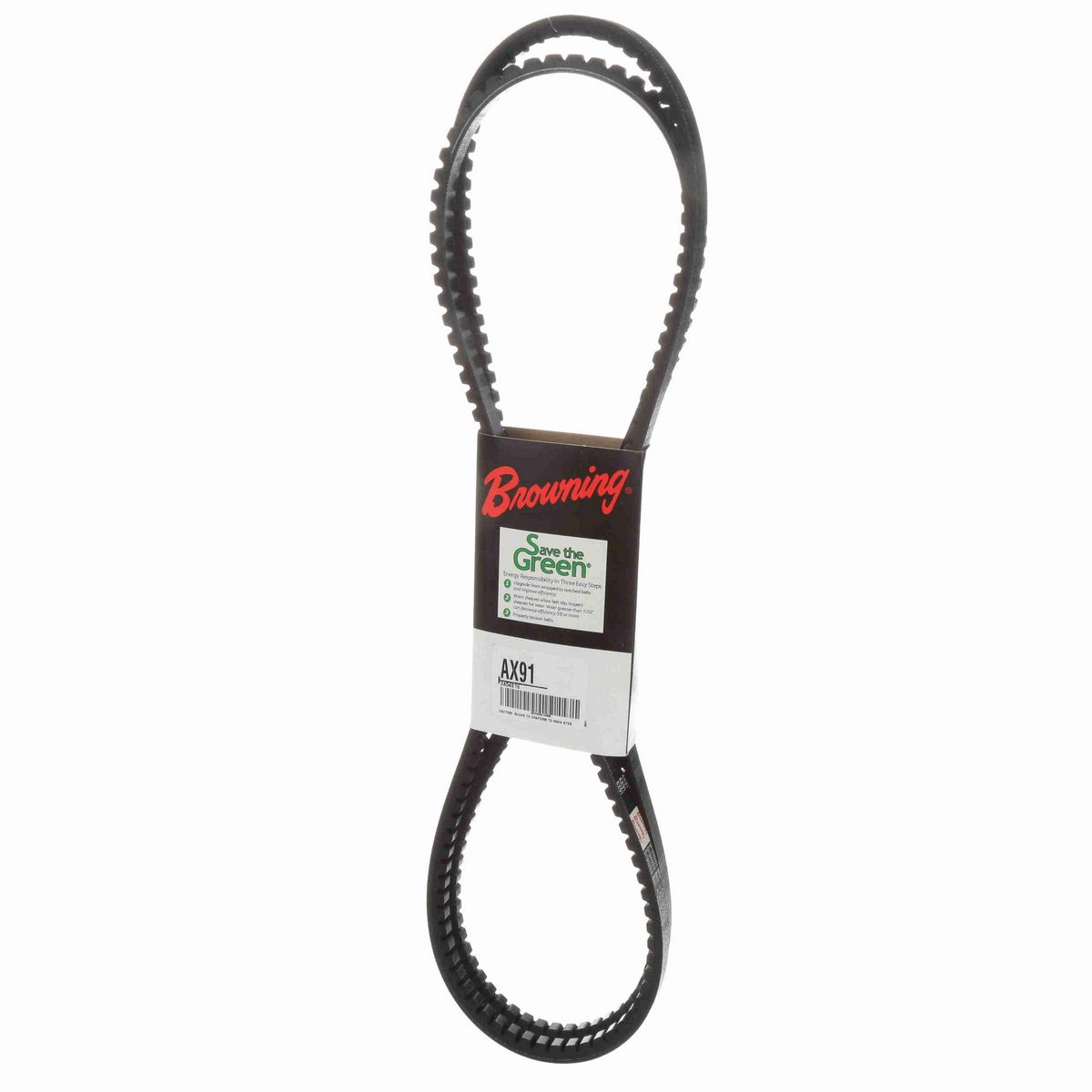Browning EPDM Notched Belt 98% Efficient - AX91