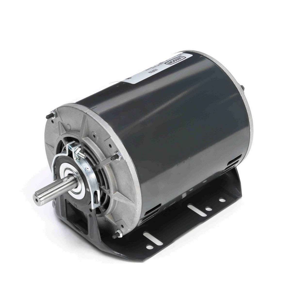LEESON Fan and Blower Motor, 1.50 & 1 HP, 3 Ph, 60 & 50 Hz, 208-230/460 & 190/380 V, 1800 & 1500 RPM, 56 Frame, DP - G122