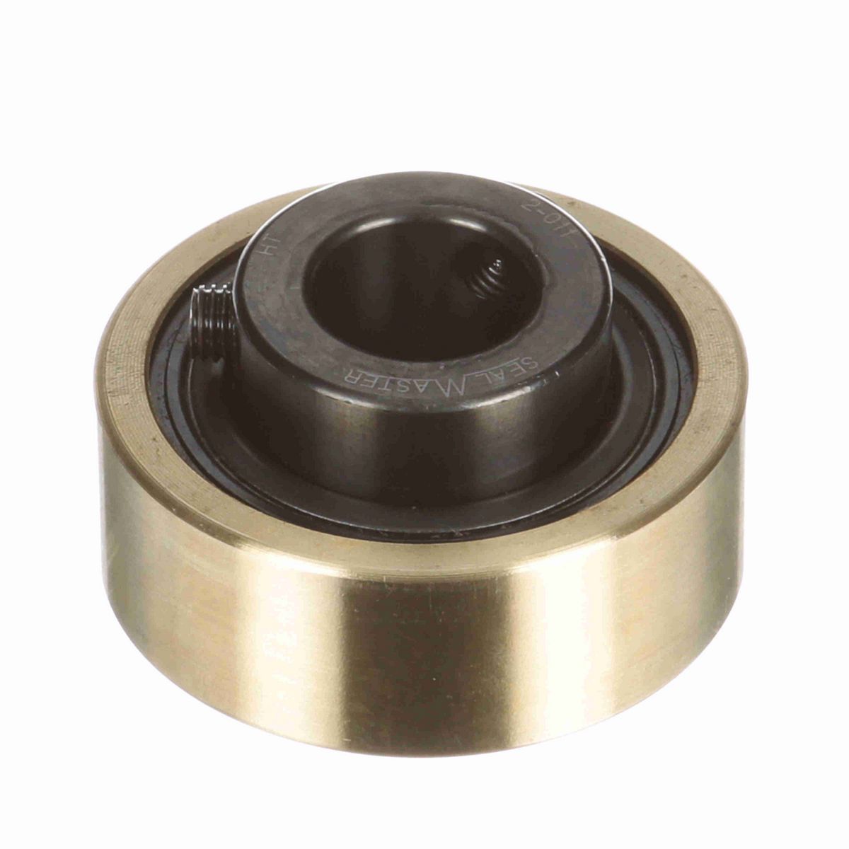 Sealmaster Mounted Insert Only Ball Bearing - 52100 Bearing Steel, Black Oxided - Setscrew Lock - AR-2-011