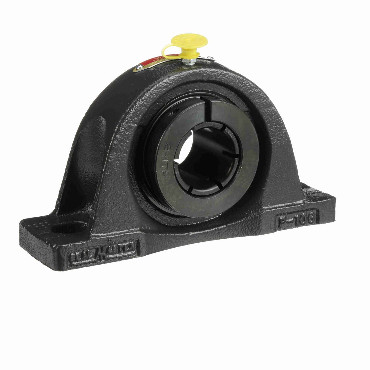 Sealmaster Mounted Cast Iron Two Bolt Low Base Pillow Block Ball Bearing - 52100 Bearing Steel, Black Oxided - Concentric Lock - NPL-20T