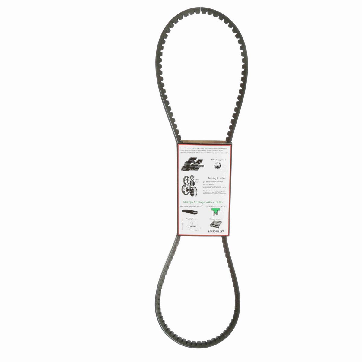Browning EPDM Notched Belt 98% Efficient - AX49