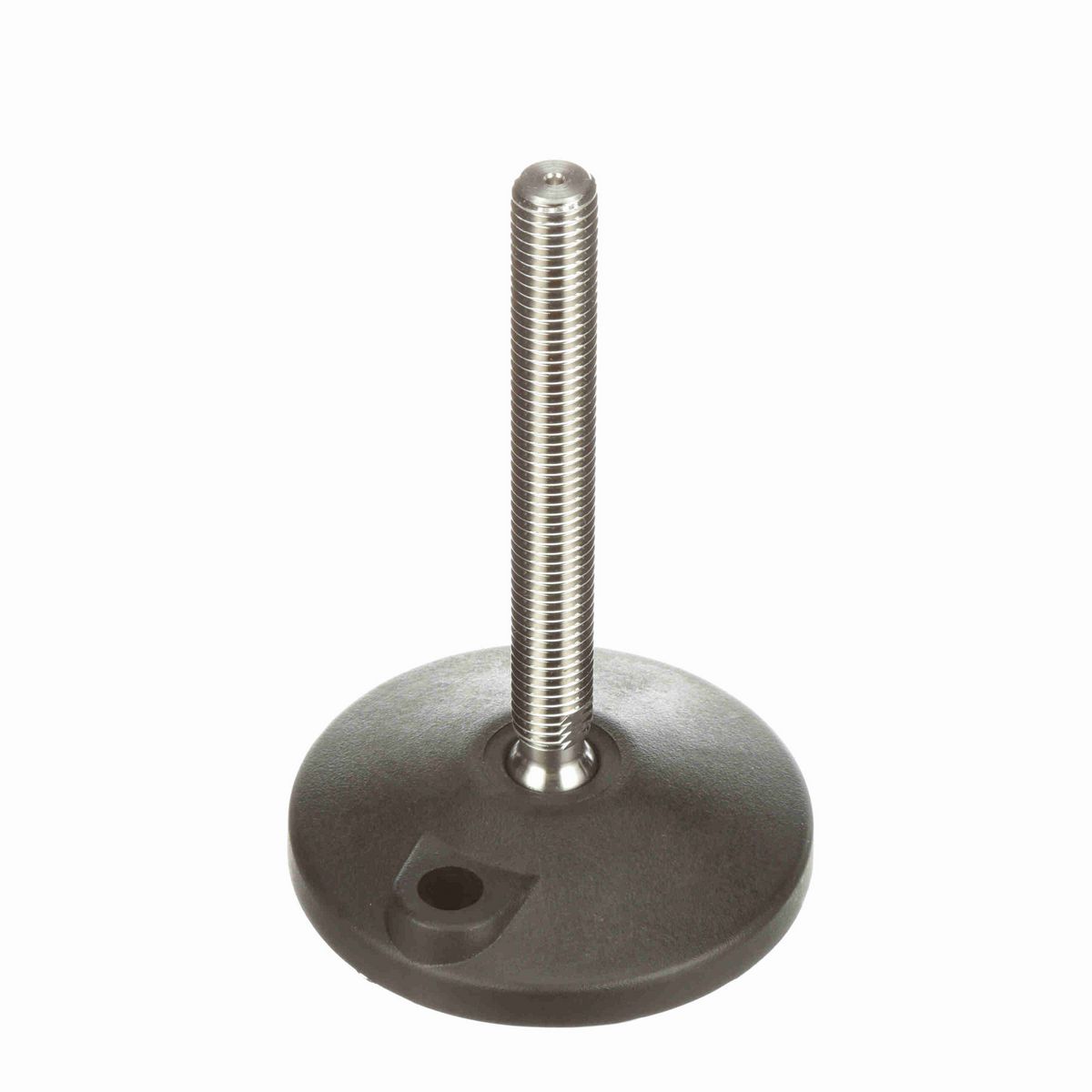 System Plast Fixed Plastic Leveler; Series: VG-511, Base Diameter: 4, Spindle Length: 6.09-in, Thread: 5/8-11 - VG-511-03-S58-L7T