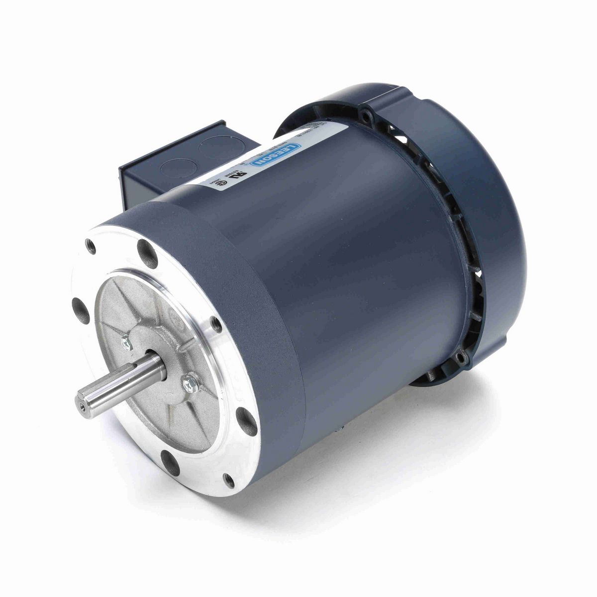 LEESON General Purpose Motor, 0.33 HP, 3 Ph, 60 Hz, 208-230/460 V, 1200 RPM, 56C Frame, TEFC - 113311.00