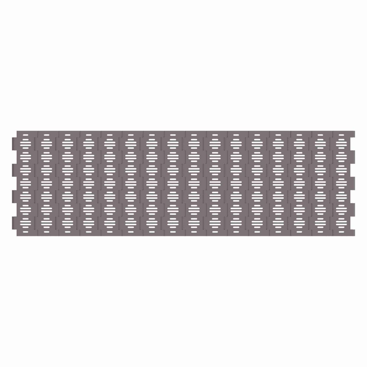 Rexnord 5706 Straight Running Flush Grid, Material: Brown High Performance, Width: 7.5in, Pitch: 1.5in - 81416774
