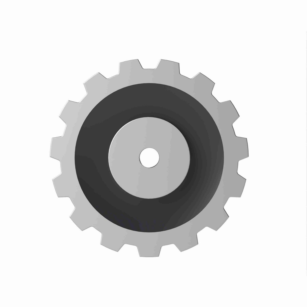 Rexnord 882 Series Solid One Piece Cast Iron Sprocket with 15 Teeth and a 3/4in Round Rough Stock Bore (RSB) - 401-326-2