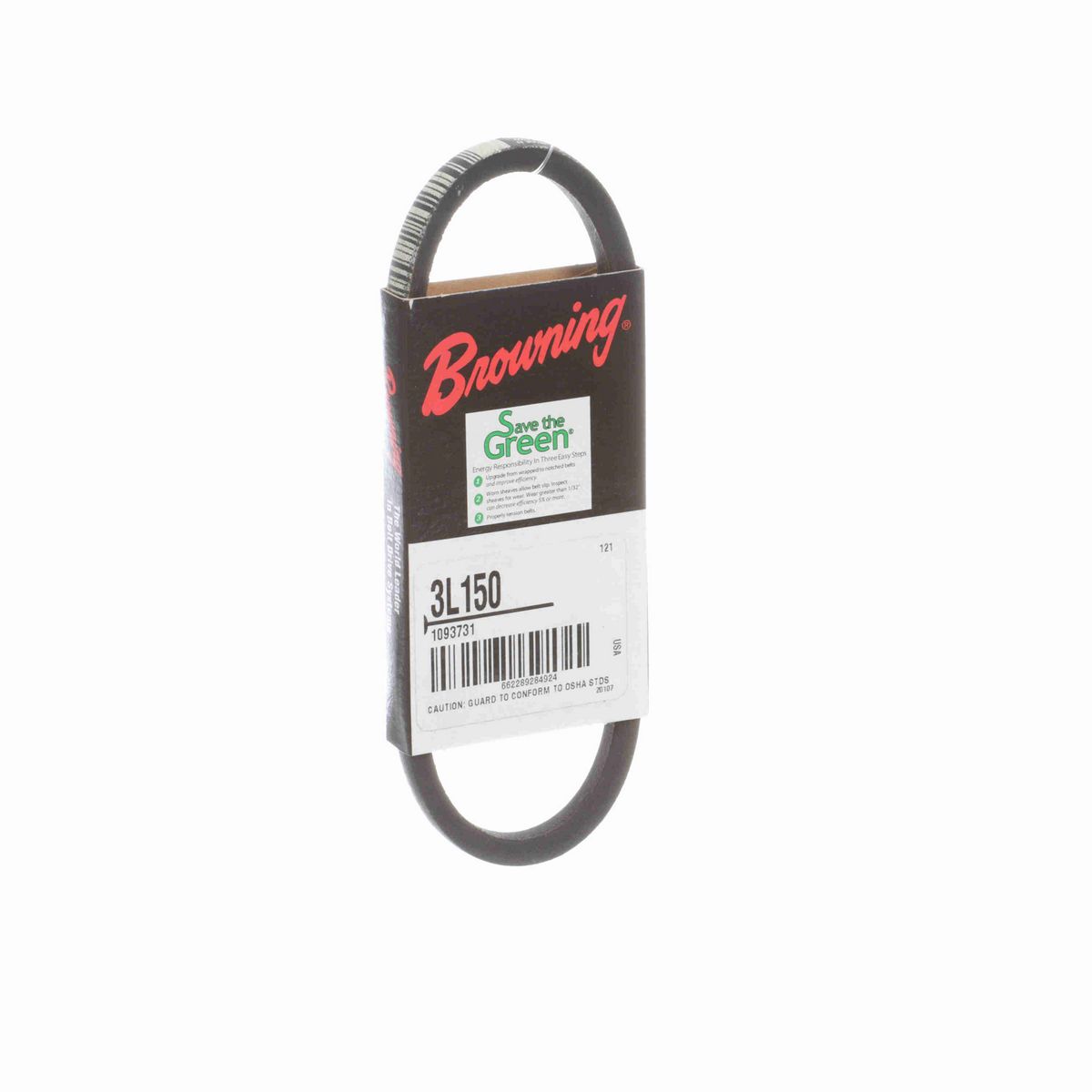 Browning Rubber FHP Belt - 3L150