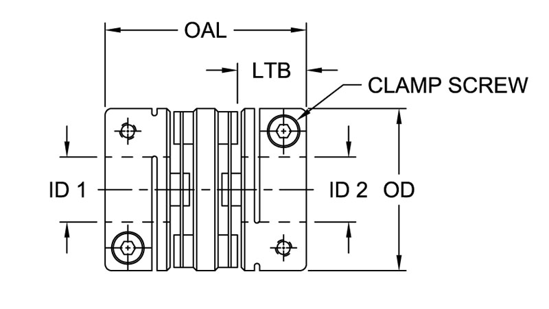 MD Series - Mini Disc Clamp Style Couplings - Inch (Imperial) Bores Timken 68514477231