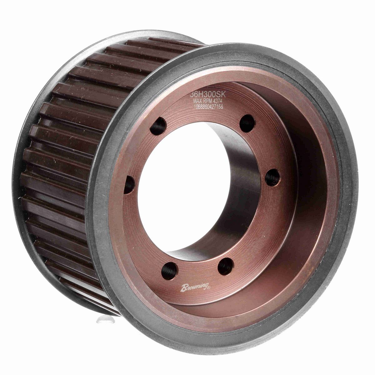 Browning Steel Bushed Bore Gearbelt Pulley - 36H300SK