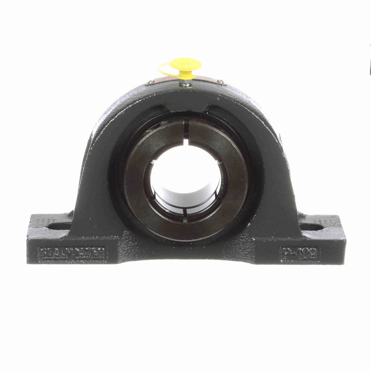 Sealmaster Mounted Cast Iron Two Bolt Low Base Pillow Block Ball Bearing - 52100 Bearing Steel, Black Oxided - Concentric Lock - NPL-26TC