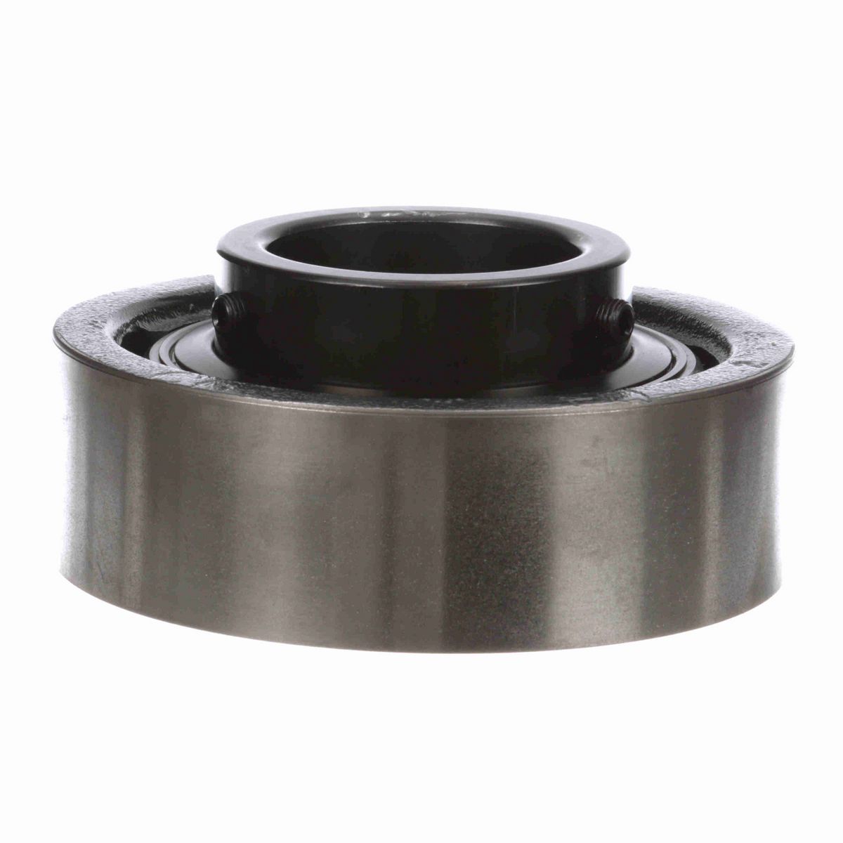 Sealmaster Mounted Cast Iron Cylindrical Cartridge Ball Bearing - 52100 Bearing Steel, Black Oxided - Setscrew Lock - MSC-47