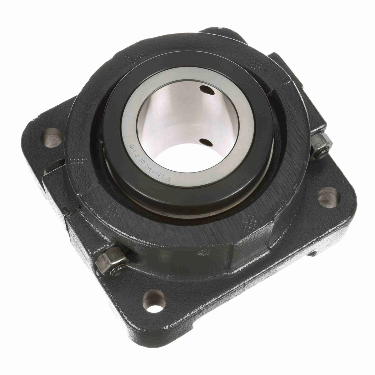 Sealmaster Mounted Cast Iron Four Bolt Flange Tapered Roller - 52100 Bearing Steel - Double Collar Mount Lock - RFB 303C